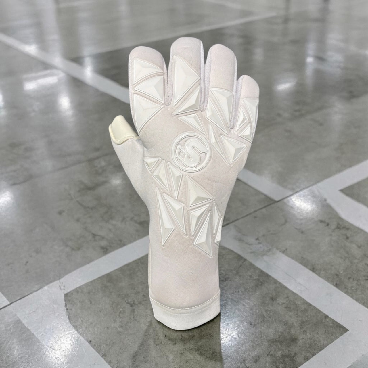 SCK Whiteout Flat Negative Believe Goalkeeper Gloves