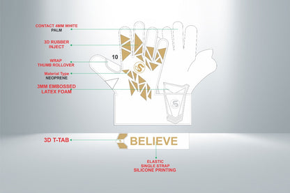 SCK Geiko Golden Believe Goalkeeper Gloves