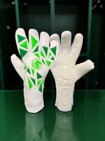 SCK Hybrid Negative Green Believe Goalkeeper Gloves