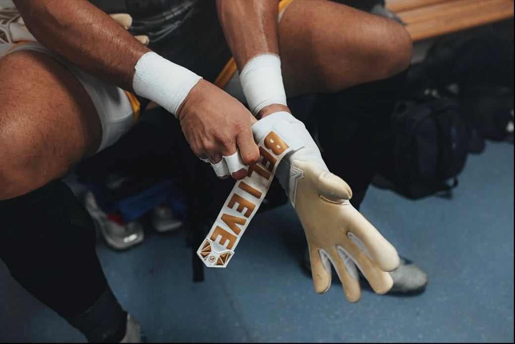 SCK Ashmore Legacy Gold Geiko Believe Goalkeeper Gloves
