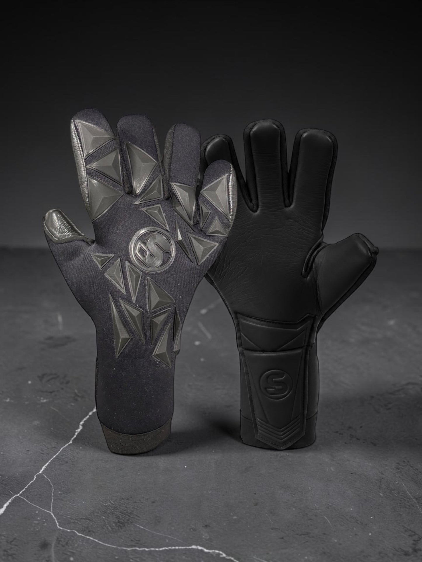 SCK Blackout Flat Negative Believe Goalkeeper Gloves
