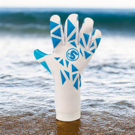 SCK Geiko Fit Aqua Blue Believe Goalkeeper Gloves