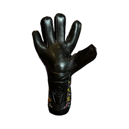 SCK Black Culling Cancer Charity Hybrid Flat Believe Goalkeeper Gloves